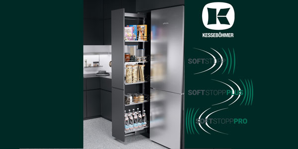 SoftStopp — для плавной остановки, бесшумного закрытия и открытия Kessebohmer в Новокузнецке